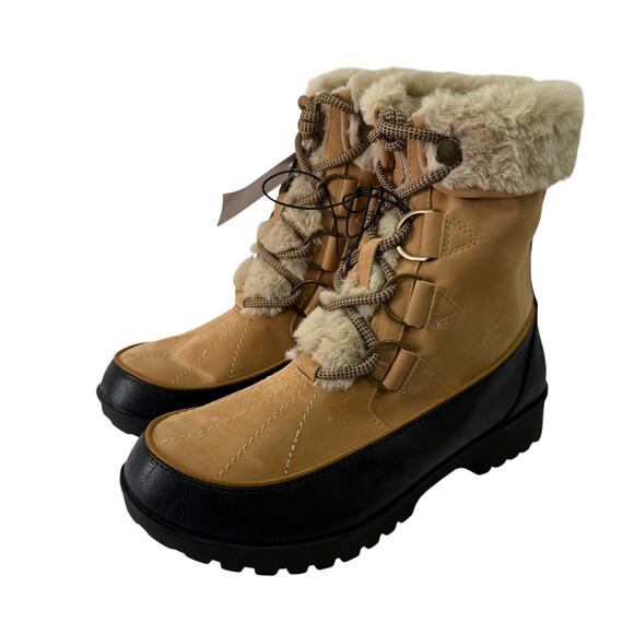 JBU Women’s Snow Boots sz 7 Fur Lined NEW #M549 - Picture 2 of 9